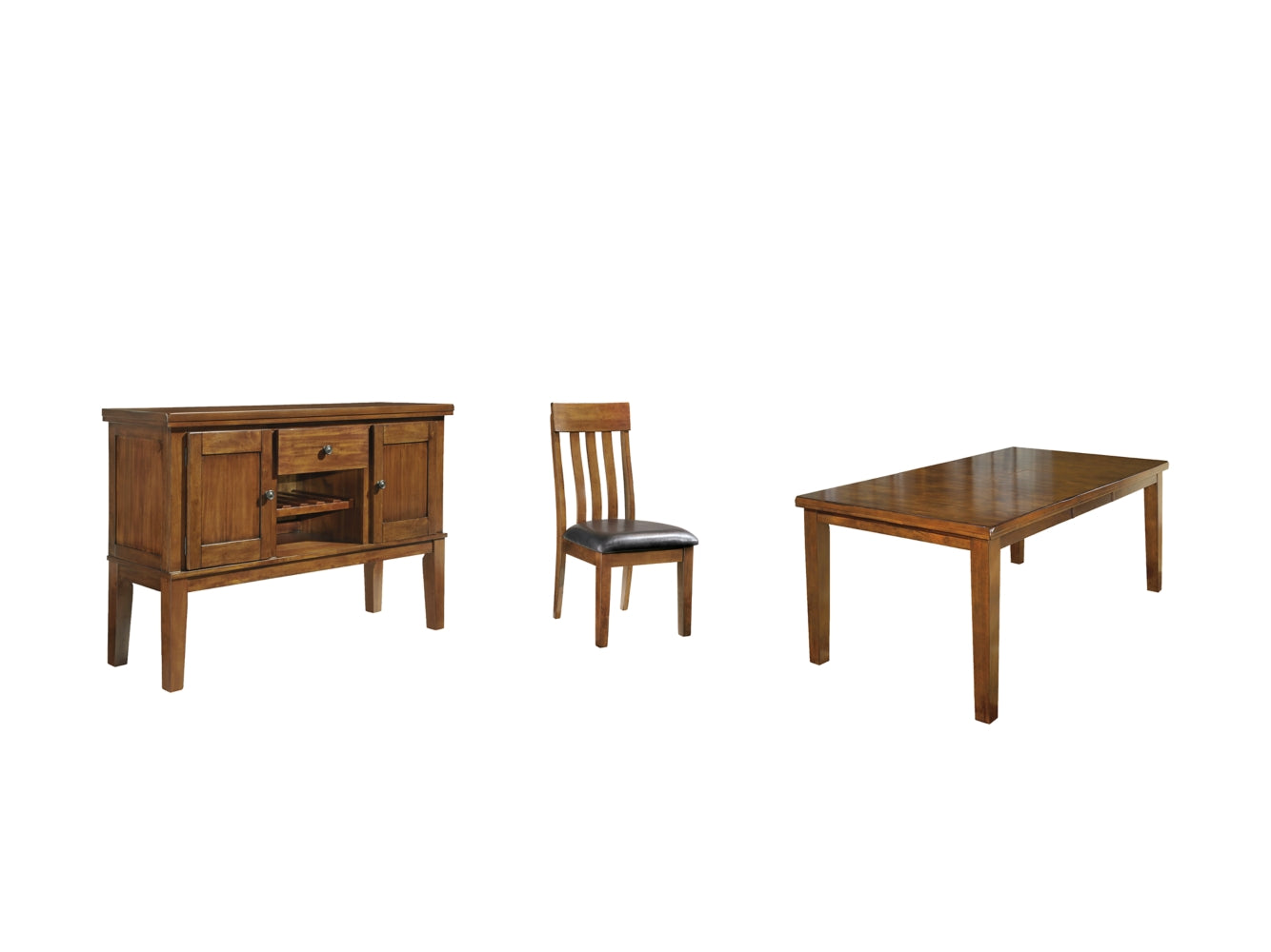Ralene Dining Table and 8 Chairs with Storage - furniture place usa