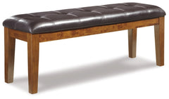 Ralene Dining Table and 4 Chairs and Bench with Storage - furniture place usa
