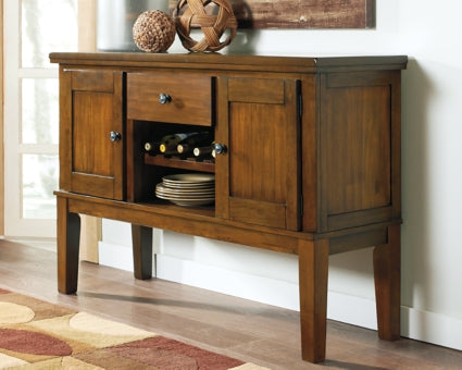 Ralene Dining Table and 8 Chairs with Storage - furniture place usa