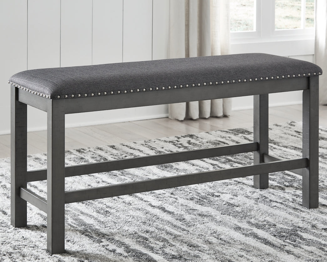 Myshanna Counter Height Dining Table and 4 Barstools and Bench - furniture place usa