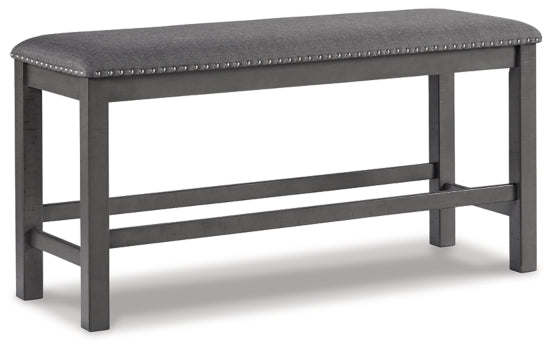 Myshanna Counter Height Dining Table and 4 Barstools and Bench - furniture place usa