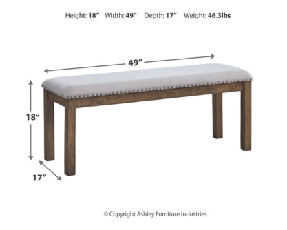 Moriville Dining Table and 4 Chairs and Bench - furniture place usa