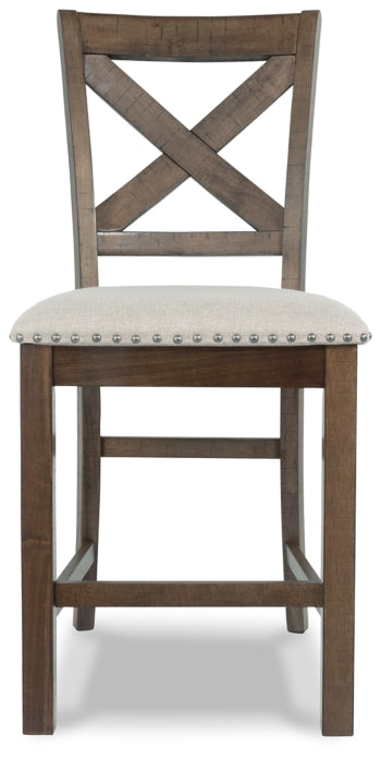 Moriville Counter Height Dining Table and 6 Barstools - furniture place usa