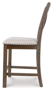 Moriville Counter Height Dining Table and 6 Barstools - furniture place usa