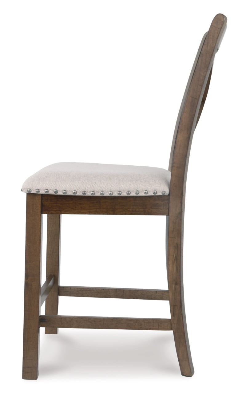 Moriville Counter Height Dining Table and 4 Barstools and Bench - furniture place usa