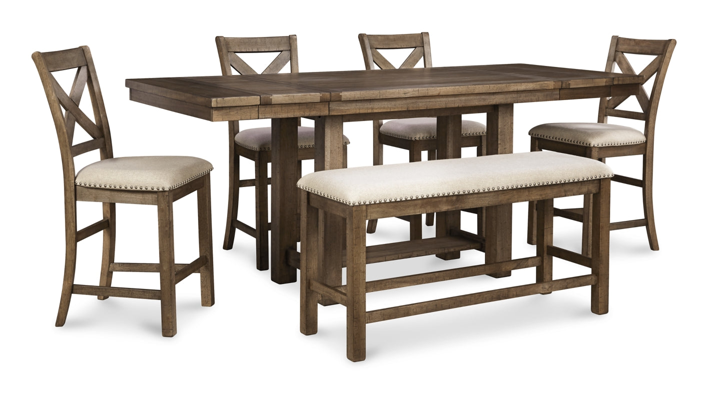 Moriville Counter Height Dining Extension Table - furniture place usa
