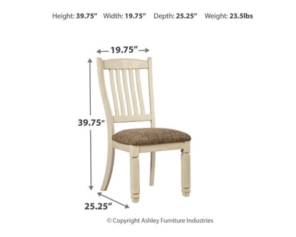 Bolanburg Dining Table and 8 Chairs with Storage - furniture place usa