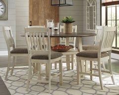 Bolanburg Counter Height Dining Table and 6 Barstools - PKG000173 - furniture place usa