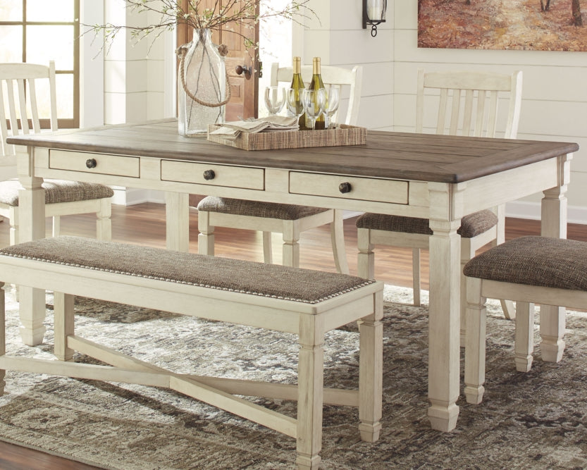 Bolanburg Dining Table and 4 Chairs - PKG002119 - furniture place usa