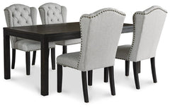 Jeanette Dining Table and 4 Chairs - furniture place usa
