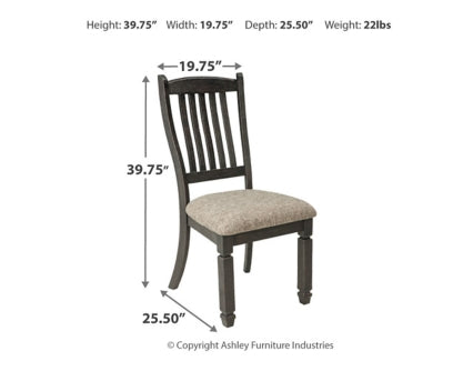 Tyler Creek Dining Table and 4 Chairs and Bench - PKG000400 - furniture place usa