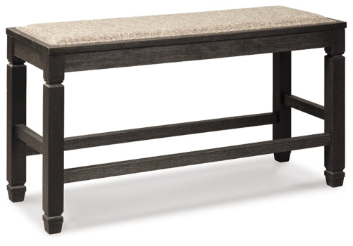 Tyler Creek Counter Height Dining Table and 4 Barstools and Bench - furniture place usa