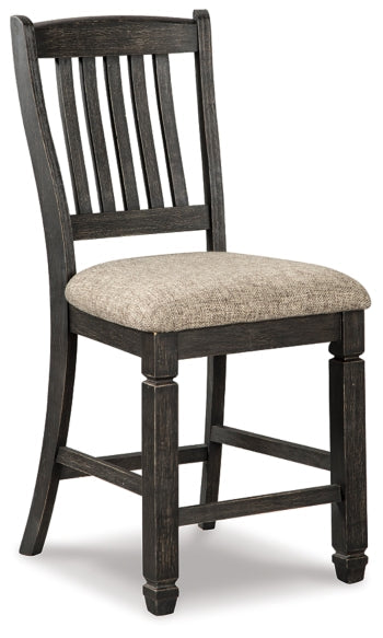 Tyler Creek Counter Height Dining Table and 4 Barstools and Bench - furniture place usa