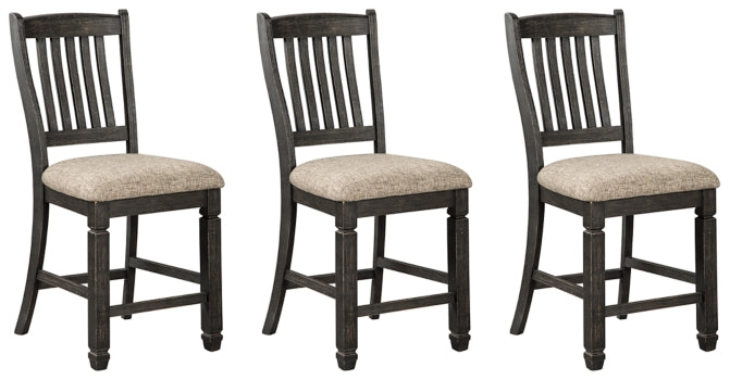 Tyler Creek Counter Height Dining Table and 4 Barstools - furniture place usa