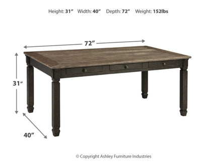 Tyler Creek Dining Table and 6 Chairs - PKG002214 - furniture place usa