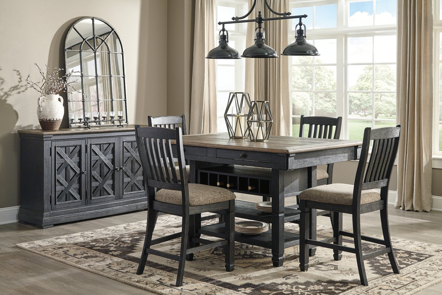 Tyler Creek Counter Height Bar Stool (Set of 2) - furniture place usa