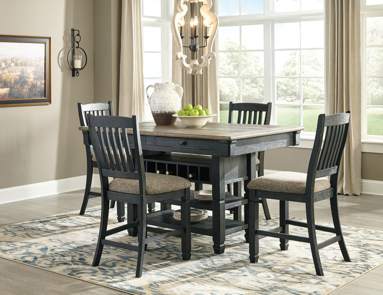 Tyler Creek Counter Height Bar Stool (Set of 2) - furniture place usa