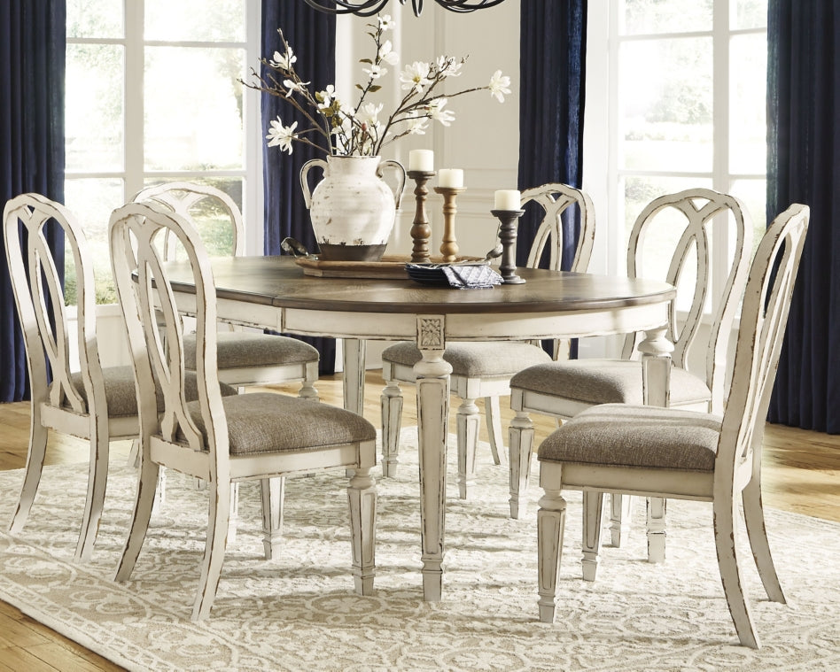 Realyn Dining Table and 6 Chairs - PKG002224 - furniture place usa