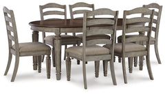 Lodenbay Dining Table and 6 Chairs - furniture place usa