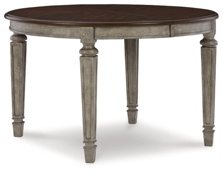 Lodenbay Dining Table and 6 Chairs with Storage - furniture place usa