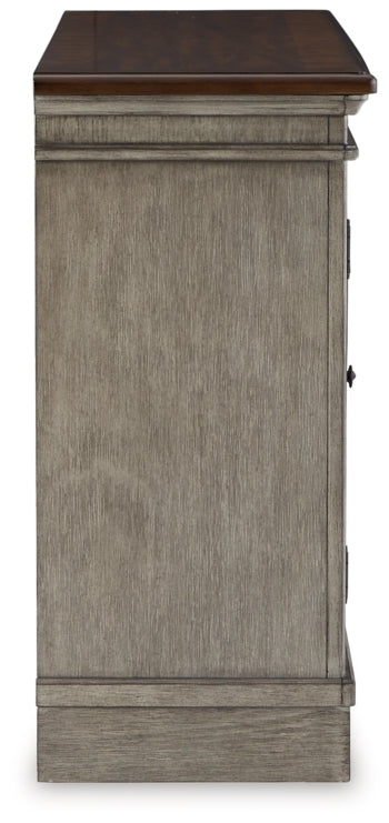 Lodenbay Dining Table and 6 Chairs with Storage - furniture place usa