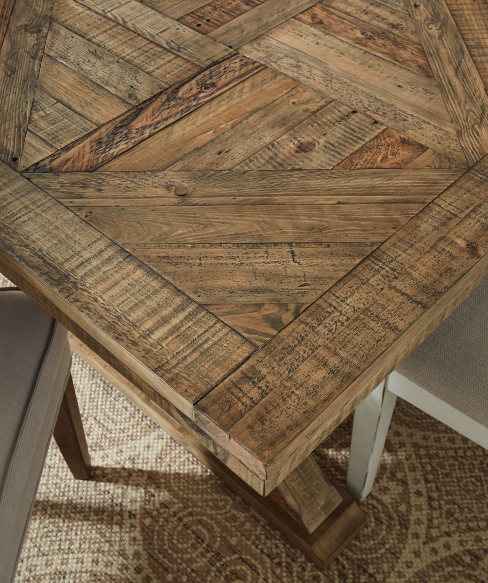 Grindleburg Dining Table and 6 Chairs - PKG000625 - furniture place usa