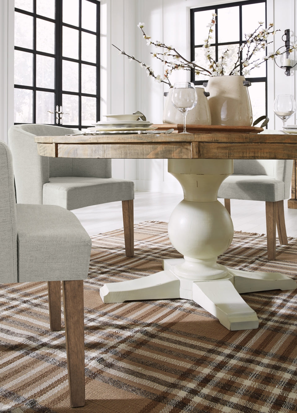 Grindleburg Dining Table and 4 Chairs with Storage - furniture place usa