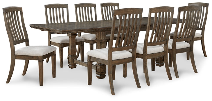 Markenburg Dining Table and 8 Chairs - PKG014202 - furniture place usa