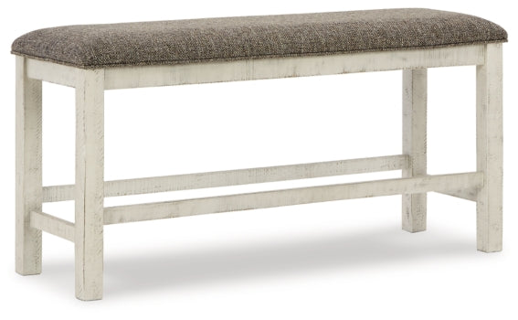 Brewgan Counter Height Dining Table and 6 Barstools and Bench - furniture place usa
