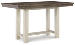Brewgan Counter Height Dining Table and 8 Barstools - furniture place usa