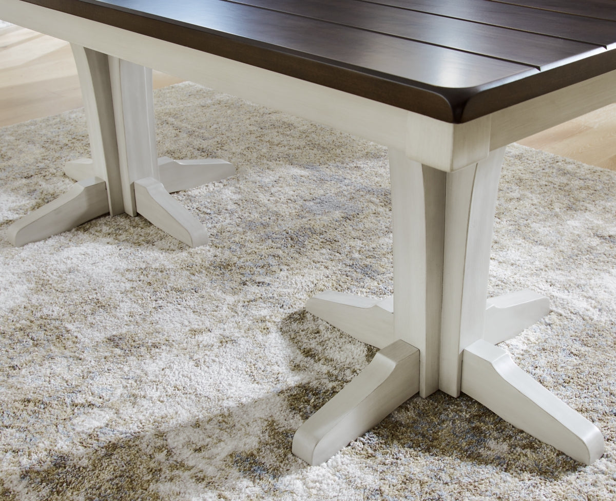 Darborn Dining Table and 8 Chairs - furniture place usa