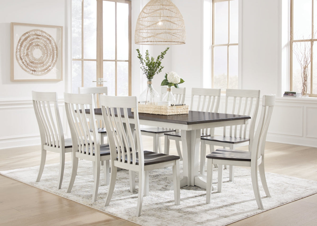 Darborn Dining Table and 8 Chairs - furniture place usa