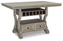 Moreshire Counter Height Dining Table and 4 Barstools - furniture place usa