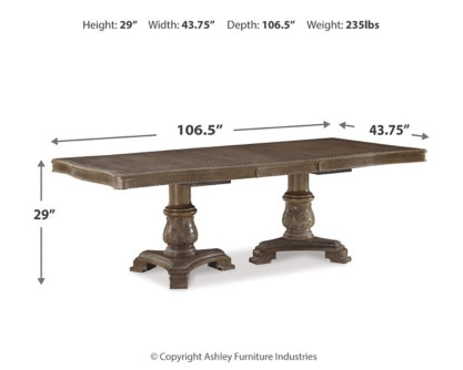 Charmond Dining Table and 6 Chairs with Storage - PKG002290 - furniture place usa