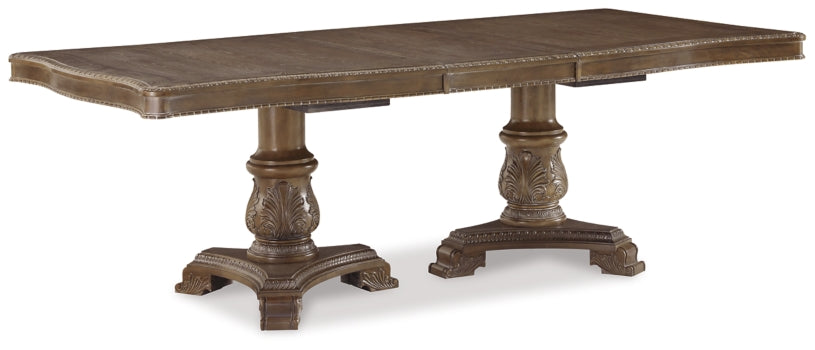 Charmond Dining Table and 10 Chairs - furniture place usa
