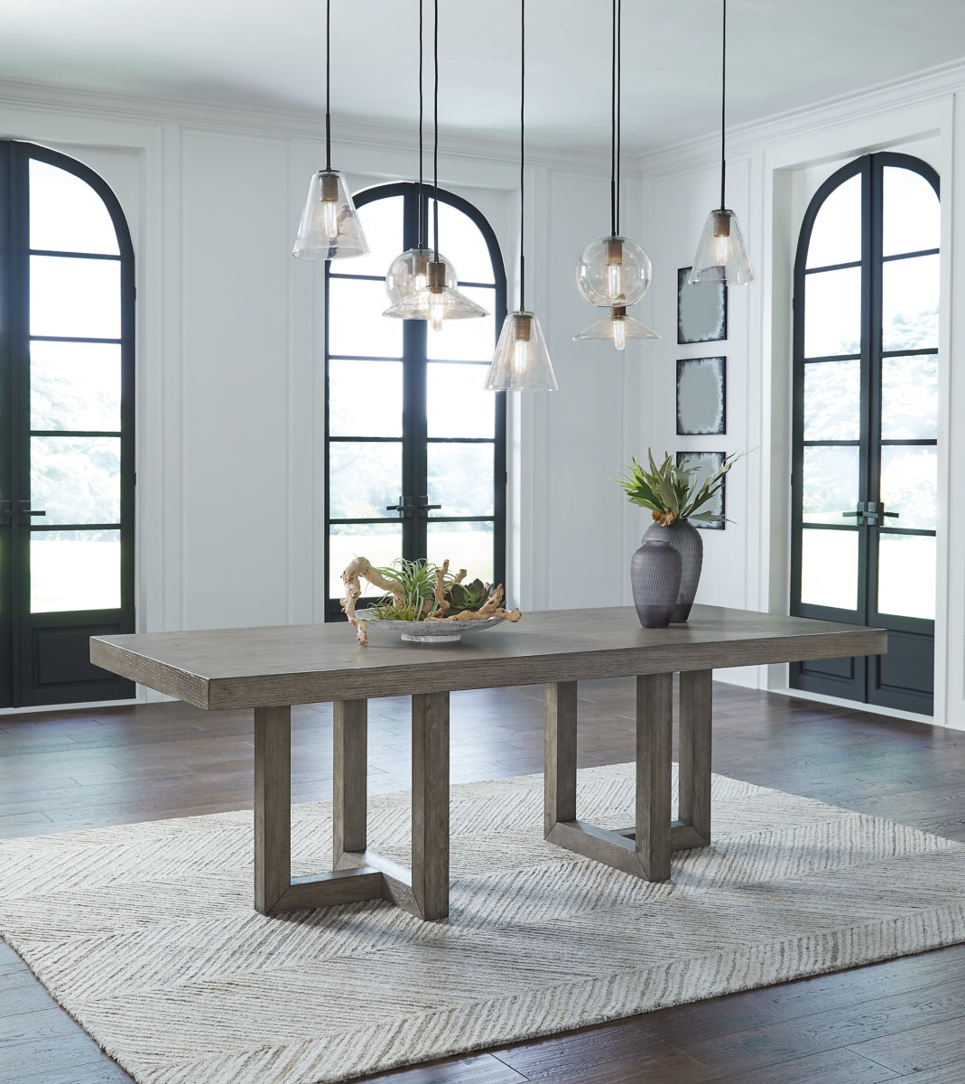 Anibecca Dining Table and 8 Chairs with Storage - PKG013361 - furniture place usa