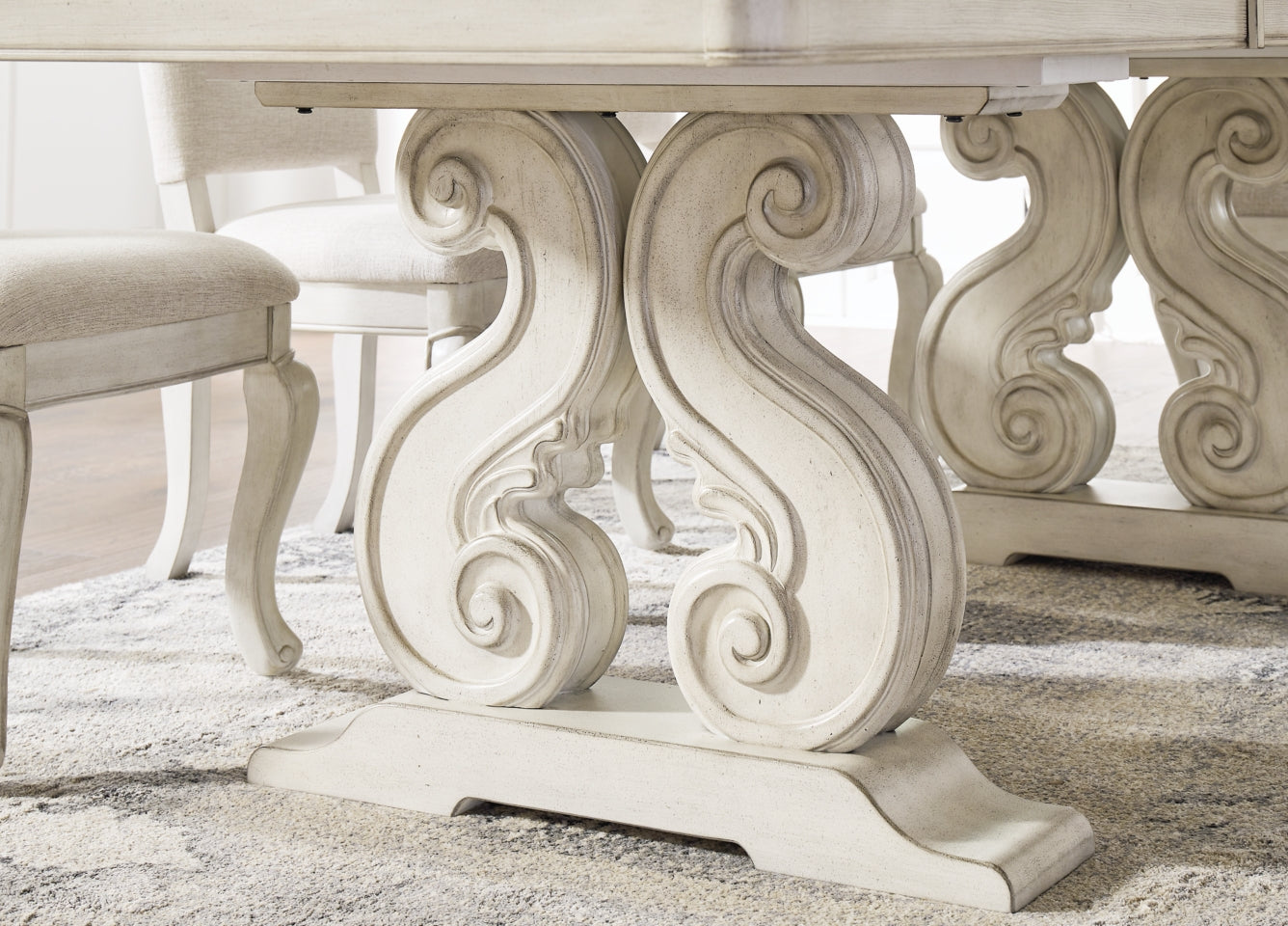 Arlendyne Dining Table and 6 Chairs - furniture place usa