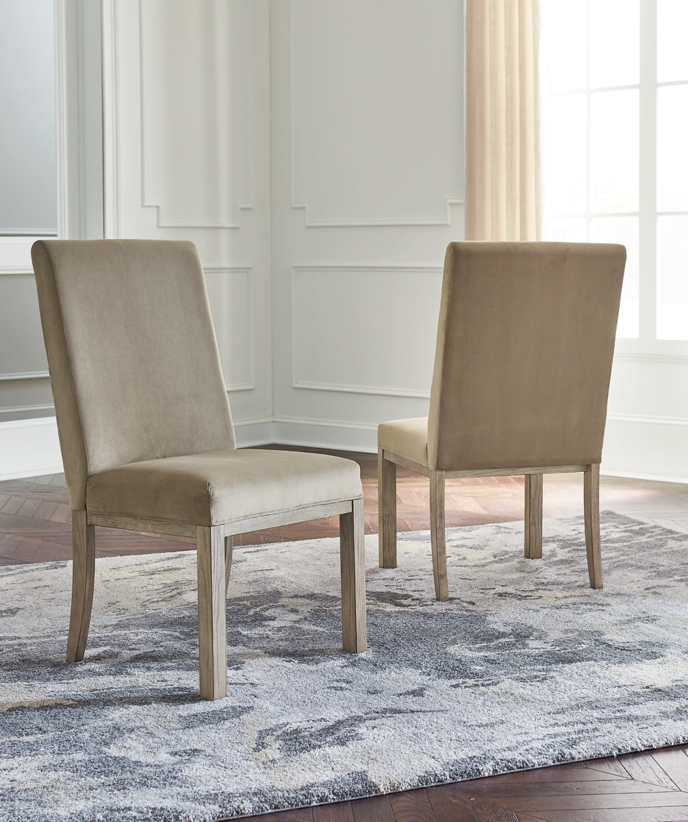 Chrestner Dining Table and 4 Chairs with Storage - furniture place usa