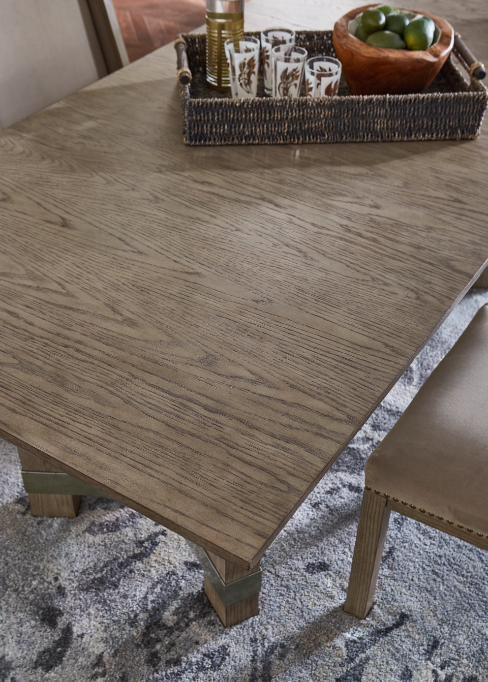 Chrestner Dining Table and 8 Chairs with Storage - PKG013368 - furniture place usa