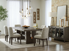 Burkhaus Dining Table and 6 Chairs - furniture place usa