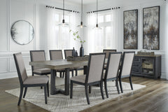 Foyland Dining Table and 8 Chairs - furniture place usa