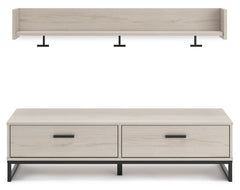 Socalle Bench with Coat Rack - furniture place usa