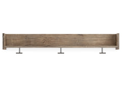 Oliah Wall Mounted Coat Rack with Shelf - furniture place usa