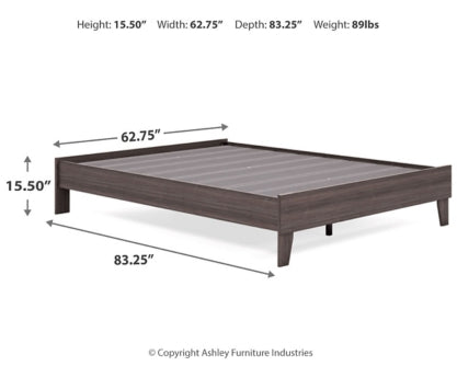 Brymont Queen Platform Bed - furniture place usa