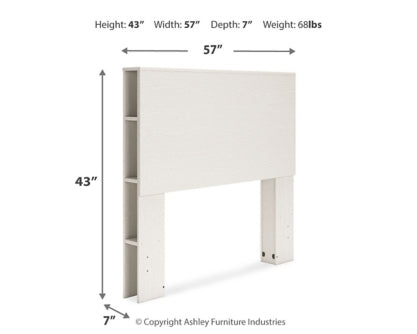 Aprilyn Full Bookcase Headboard with Dresser, Chest and 2 Nightstands - furniture place usa