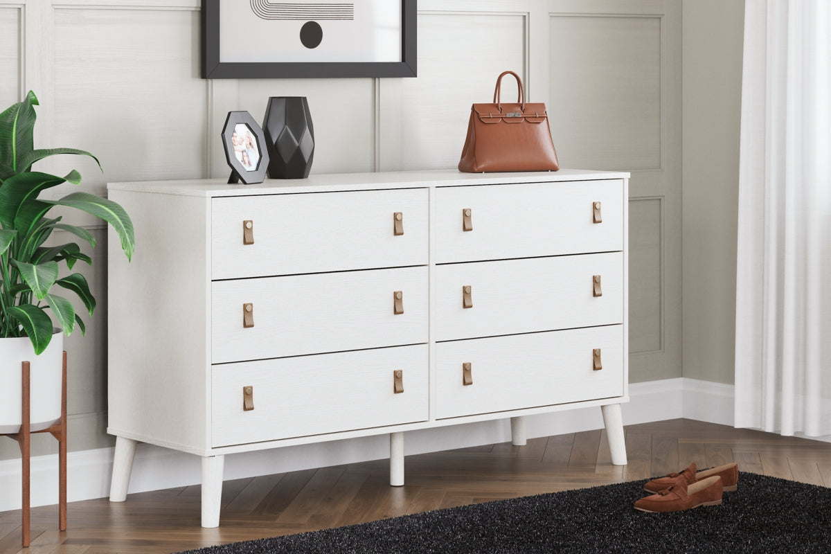 Aprilyn Twin Bookcase Headboard with Dresser and 2 Nightstands - furniture place usa
