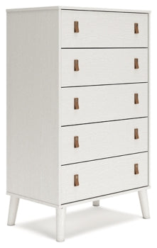 Aprilyn Twin Bookcase Headboard with Dresser and Chest - furniture place usa