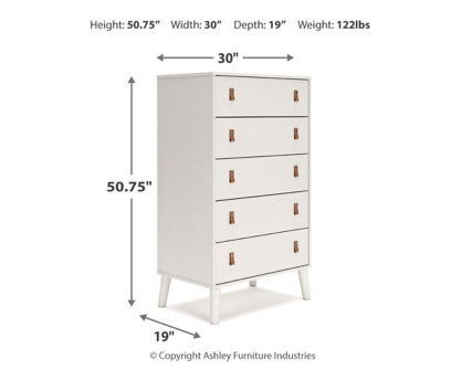 Aprilyn Twin Bookcase Headboard with Dresser and Chest - furniture place usa