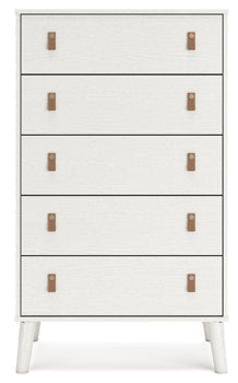 Aprilyn Queen Bookcase Headboard with Dresser, Chest and 2 Nightstands - furniture place usa