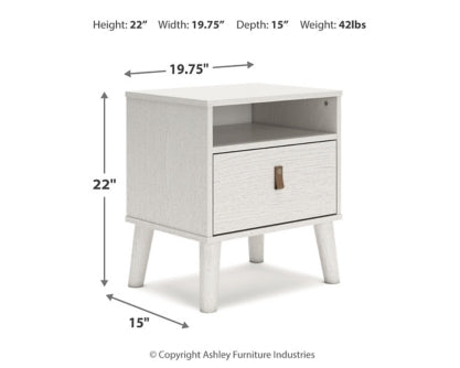 Aprilyn Twin Bookcase Headboard with Dresser and 2 Nightstands - furniture place usa